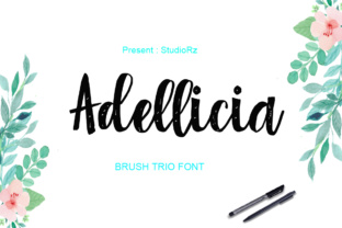 Adellicia Font: A Playful Handwritten Typeface for Editorial Design