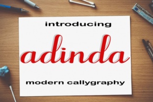 Adinda Font Review: A Script Handwritten Typeface for Branding