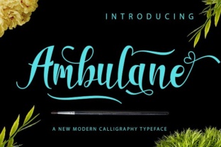 Ambulane Font Review for Editorial Design