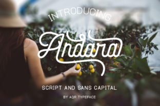 Andara Script Font for Calm Editorial Design