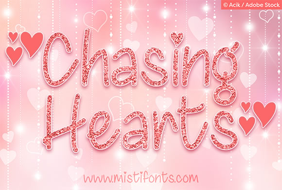 Chasing Hearts: A Versatile Font for Your Brand