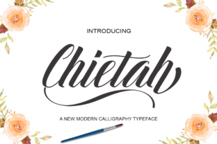 Chietah: A Stylish Handwritten Calligraphy Font for Web Design
