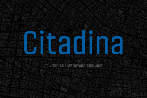 Citadina Family Font for Modern Editorial Layouts