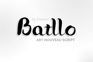 Discover Batllo: A Unique Art Nouveau Script Font