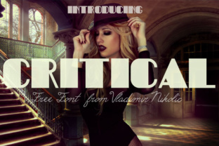 Discover Critical: A Free Display Font for Editorial Design