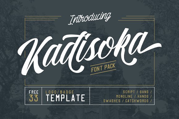 Enhance Your Brand with Kadisoka Script Handwritten Fonts