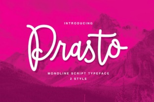 Enhance Your Brand with Prasto: A Modern Handwritten Font