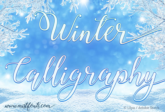 Enhance Your Brand with Winter Calligraphy Font