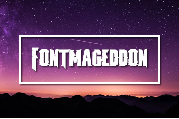 Fontmageddon: A Handmade Font for Creative Makers