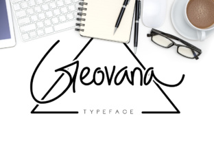 Geovana Signature Typeface for Editorial Branding