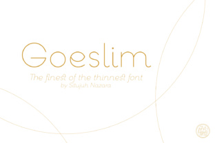 Goeslim Font: Elegant Serif for Branding & Free Download