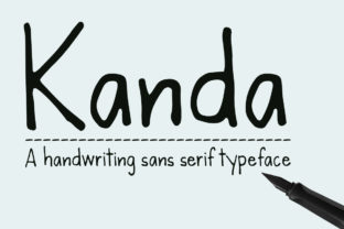 Kanda Font: Readable Handwritten Style for Crafters