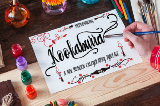 Kookaburra Font: A Script Handwritten Typeface for Editorial Design