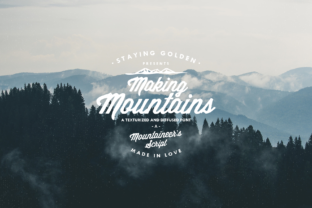 Making Mountains Font for Authentic Small Business Branding