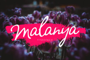 Malanya Font: Stylish Handwritten Script for Crafters