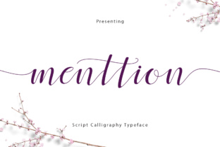 Menttion Script Font Review for Organic Brand Identity Design