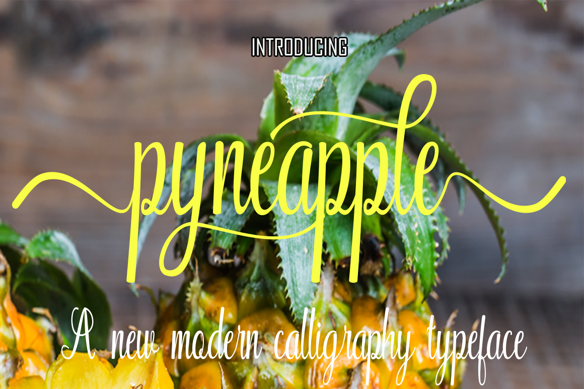 Pyneapple Font: Elevating Boutique Brand Identity