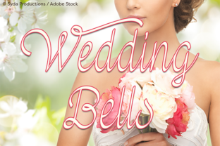 Wedding Bells Font for Elegant Craft Projects