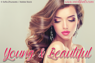 Young and Beautiful Font Review for Campaign Design